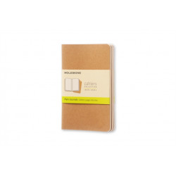 Moleskine Plain Cahier - Kraft Cover (3 Set)