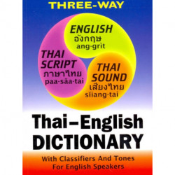 Thai-English and English-Thai Three-Way Dictionary: Roman and Script