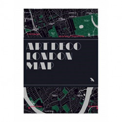 Art Deco London Map