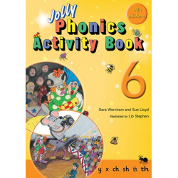Jolly Phonics Activity Book 6: In Precursive Letters (British English edition)
