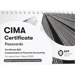 CIMA BA3 Fundamentals of Financial Accounting: Passcards