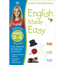 English Made Easy: Rhyming, Ages 3-5 (Preschool): Supports the National Curriculum, English Exercise Book