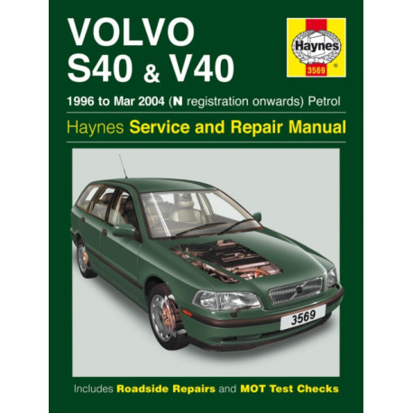 Volvo S40 & V40 Petrol (96 - Mar 04) Haynes Repair Manual: 96-04