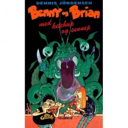 Benny og Brian med ketchup og sennep