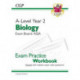 A-Level Biology: AQA Year 2 Exam Practice Workbook - includes Answers