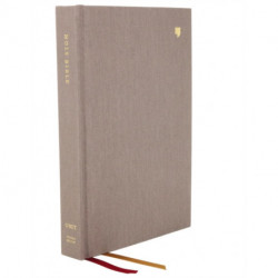 NET Bible, Thinline Large Print, Cloth over Board, Gray, Comfort Print: Holy Bible
