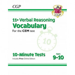 11+ CEM 10-Minute Tests: Verbal Reasoning Vocabulary - Ages 9-10 (with Online Edition)