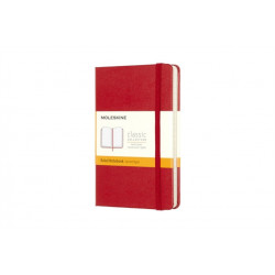 Moleskine Pocket Ruled Hardcover Notebook Scarlet Red