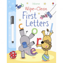 Wipe-clean First Letters