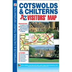 Cotswolds and Chilterns A-Z Visitors' Map