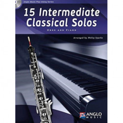 15 Intermediate Classical Solos: Oboe and Piano