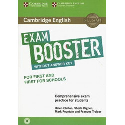 Cambridge English Exam Booster for First and First for Schools without Answer Key with Audio: Comprehensive Exam Practice for Students