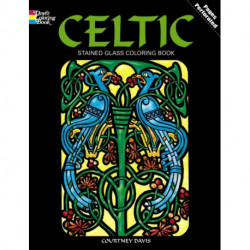 Celtic Stained Glass Coloring Book