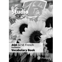 Studio AQA GCSE French Foundation Vocabulary Book (pack of 8)