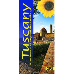Tuscany Sunflower Walking Guide: 75 long and short walks and 8 car tours