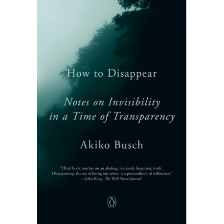 How to Disappear: Notes on Invisibility in a Time of Transparency
