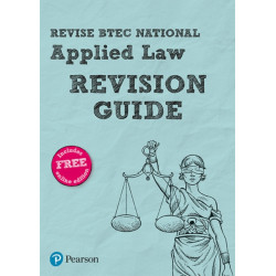 Pearson REVISE BTEC National Applied Law Revision Guide inc online edition - for 2025 exams: BTEC