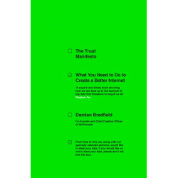 The Trust Manifesto: What you Need to do to Create a Better Internet