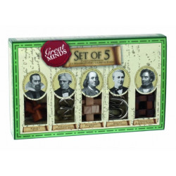 Great Minds Set of 5 Puzzles (Men)