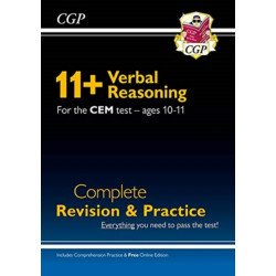 11+ CEM Verbal Reasoning Complete Revision and Practice - Ages 10-11 (with Online Edition)