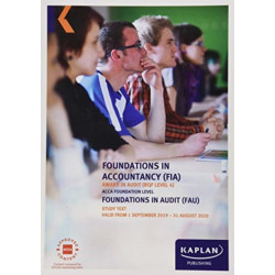 FOUNDATIONS IN AUDIT (INT/UK) - STUDY TEXT
