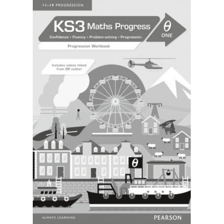 KS3 Maths Progress Progression Workbook Theta 1 (pack of 8)
