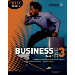 BTEC Level 3 National Business Student Book 1