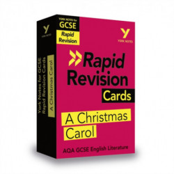 A York Notes RAPID AQA GCSE (Revision Cards) A Christmas Carol - for 2026, 2027 exams: Revision Cards