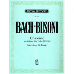 CHACONNE FROM PARTITA NO2 IN D MINOR BWV