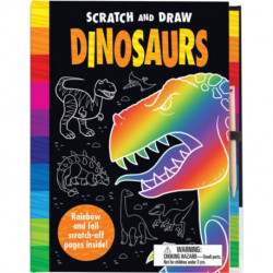 Scratch & Draw Dinosaurs - Scratch Art Activity Book
