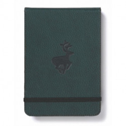 Dingbats A6+ Wildlife Green Deer Reporter Notebook - Dotted