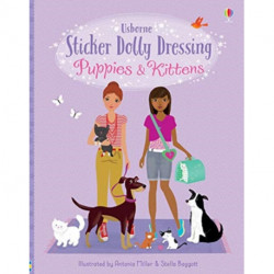 Sticker Dolly Dressing Puppies & Kittens
