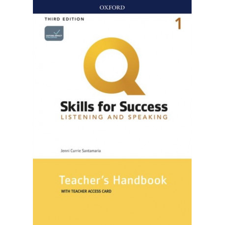 Q: Skills for Success: Level 1: Listening and Speaking Teacher's Handbook with Teacher's Access Card
