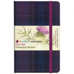 Thistle Tartan: Pocket: 14 x 9cm: Scottish Traditions: Waverley Genuine Tartan Cloth Commonplace Notebook