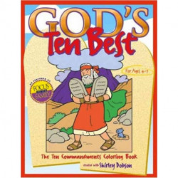 God's Ten Best: The Ten Commandments Colouring Book