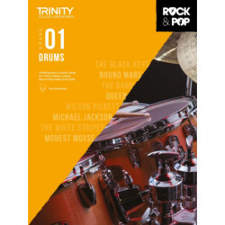Trinity College London Rock & Pop 2018 Drums Grade 1