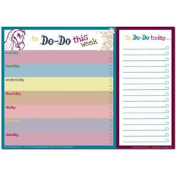 Dodo Daily to Do List Notepad (A4) Classic: 52 Sheets for Daily /Weekly to Do Lists and Notes, Perforated Between the Lists Sections So That Completed Daily Tasks Can be Torn off and Refreshed (TDLC)