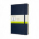 Moleskine Expanded Large Plain Hardcover Notebook: Sapphire Blue: Sapphire Blue