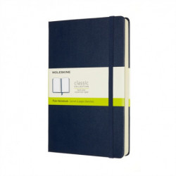 Moleskine Expanded Large Plain Hardcover Notebook: Sapphire Blue: Sapphire Blue