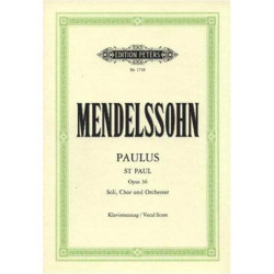 St. Paul (Paulus) Op. 36 (Vocal Score)