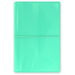 Filofax Personal Domino Patent turquoise organiser