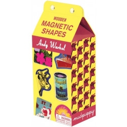 Andy Warhol Wooden Magnetic Shapes