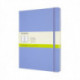 Moleskine Extra Large Plain Hardcover Notebook: Hydrangea Blue: Hydrangea Blue
