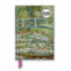 Claude Monet: Bridge over a Pond of Water Lilies (Foiled Blank Journal)