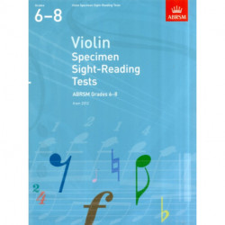 Violin Specimen Sight-Reading Tests, ABRSM Grades 6-8: from 2012