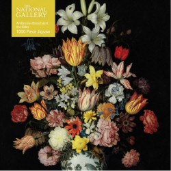 Adult Jigsaw Puzzle National Gallery: Bosschaert the Elder: A Still Life of Flowers: 1000-piece Jigsaw Puzzles