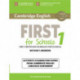 Cambridge English First for Schools 1 for Revised Exam from 2015 Student's Book without Answers: Authentic Examination Papers from Cambridge English Language Assessment