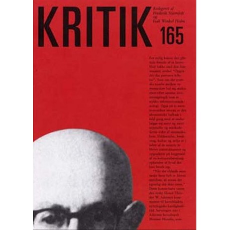 Kritik (Nr. 165 - 36. årgang)