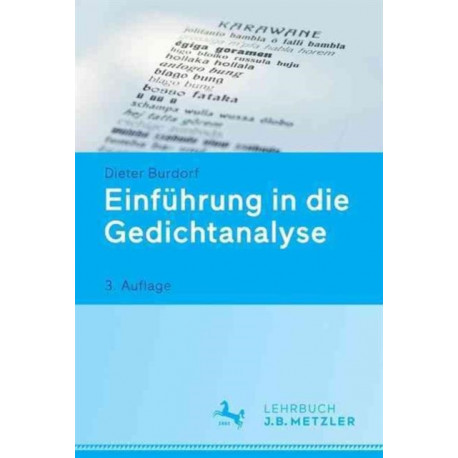 Einfuhrung in die Gedichtanalyse