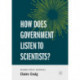 How Does Government Listen to Scientists?